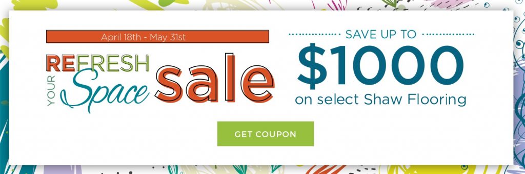 Refresh Your Space Sale | Terry's Floor Fashions