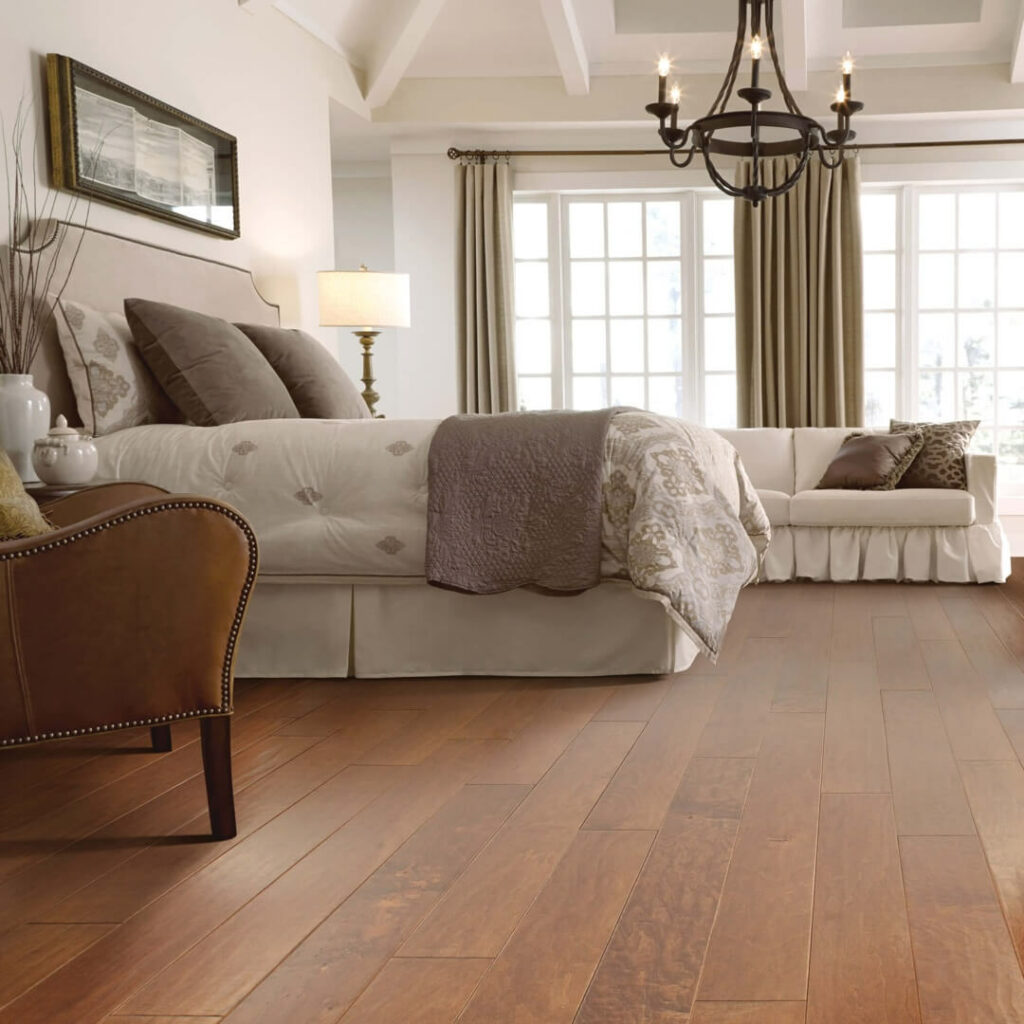 Bedroom Hardwood Flooring | Terry's Floor Fashions